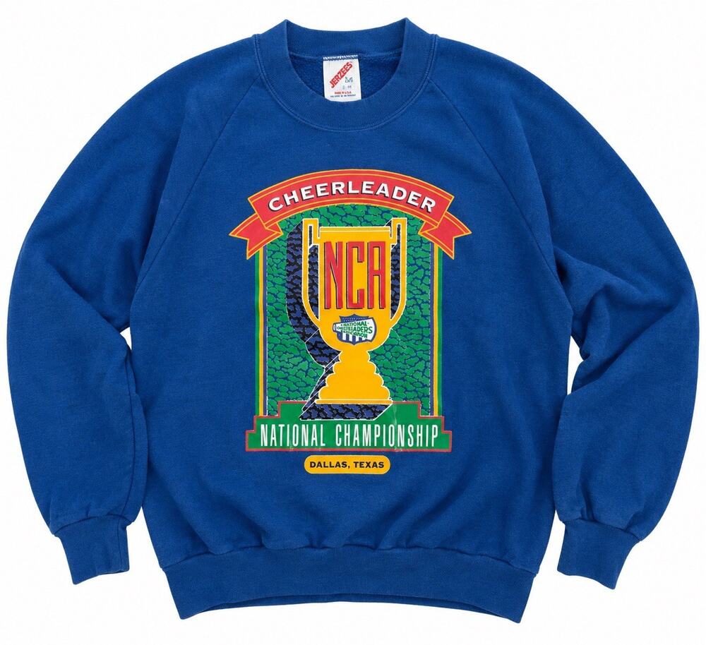 Vintage 90s NCA Cheerleader National Championship Dallas TX Jerzees Sweatshirt L